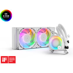 EKWB EK-Nucleus CR240 Lux D-RGB - White - Product Image 1