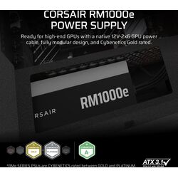 Corsair RM1000e - ATX 3.1 - Product Image 1