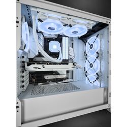 Corsair iCUE 4000D RGB AIRFLOW QL Edition - White - Product Image 1