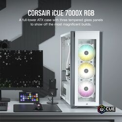 Corsair iCUE 7000X RGB - White - Product Image 1