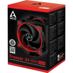 Arctic Freezer 34 - eSports Duo - Black/Red - Product Image 1