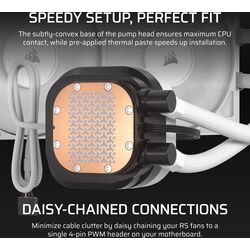 Corsair NAUTILUS 360 RS LCD - White - Product Image 1