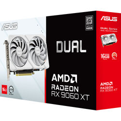 ASUS Radeon RX 9060 XT Dual - White - Product Image 1