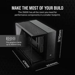 Corsair 2500X - Dual Chamber - Black/Obsidian - Product Image 1