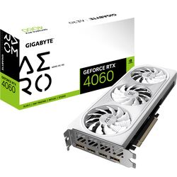 Gigabyte GeForce RTX 4060 AERO OC - White - Product Image 1