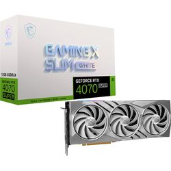 MSI GeForce RTX 4070 SUPER GAMING X SLIM - White - Product Image 1