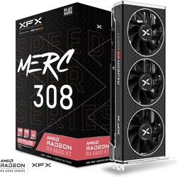 XFX Radeon RX 6600 XT MERC 308 BLACK - Product Image 1