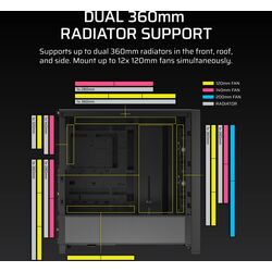 Corsair FRAME 4000D RS - Black - Product Image 1