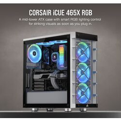 Corsair iCUE 465X RGB - White - Product Image 1