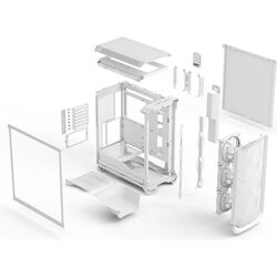 Fractal Design Meshify 3 - Ambience Pro - White - Product Image 1