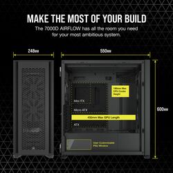 Corsair 7000D Airflow - Black - Product Image 1