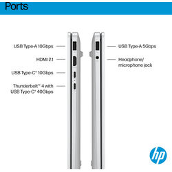 HP OmniBook 7 AI - BL2B2EA - Silver - Product Image 1