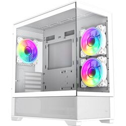 GameMax Vista Mini - w/ 6x Fans - White - Product Image 1