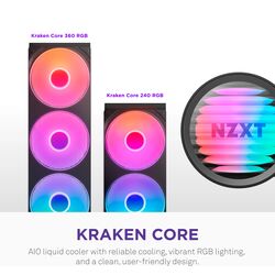 NZXT Kraken Core 360 RGB - Black - Product Image 1