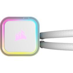 Corsair iCUE H100i RGB ELITE - White - Product Image 1