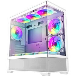 GameMax Vista Mini - w/ 3x Fans - White - Product Image 1