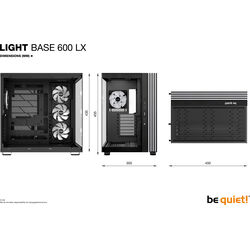 be quiet! Light Base 600 LX - Black - Product Image 1