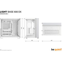 be quiet! Light Base 600 DX - White - Product Image 1