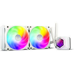 SilverStone PermaFrost PF240W-ARGB - White - Product Image 1