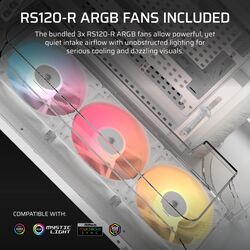 Corsair AIR 5400 RS-R ARGB - White - Product Image 1
