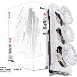 XFX Radeon RX 7800 XT Quicksilver Magnetic Air - White - Product Image 1