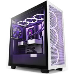 NZXT H7 Flow - White/Black - Product Image 1