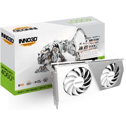 Inno3D GeForce RTX 4060 Ti Twin X2 OC - White - Product Image 1