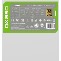 GameMax 850W Pro - White - Product Image 1