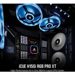 Corsair iCUE H150i RGB PRO XT - Black - Product Image 1