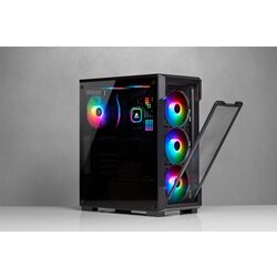 Corsair iCUE 220T RGB Airflow - Black - Product Image 1