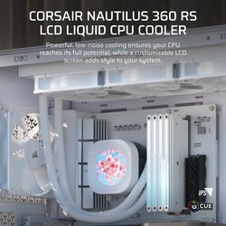 Corsair NAUTILUS 360 RS LCD - White - Product Image 1