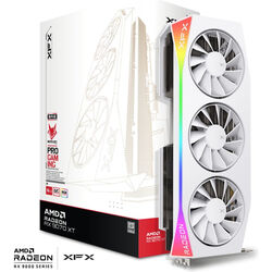 XFX Radeon RX 9070 XT Mercury OC White Gaming - Product Image 1