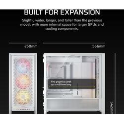 Corsair FRAME 5000D RS ARGB - White - Product Image 1