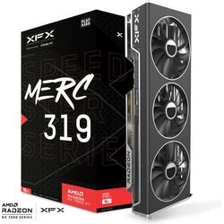XFX Radeon RX 7800 XT MERC 319 BLACK - Product Image 1