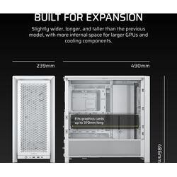 Corsair FRAME 4000D RS - White - Product Image 1