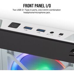 Corsair iCUE 465X RGB - White - Product Image 1