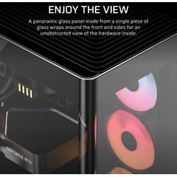 Corsair FRAME 4500X RS-R ARGB Panoramic Glass - Black - Product Image 1