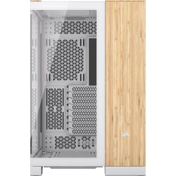 Corsair 6500X - Dual Chamber - White/Bamboo Wood - Product Image 1