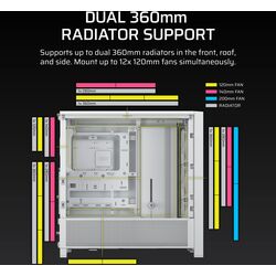 Corsair FRAME 4000D RS - White - Product Image 1