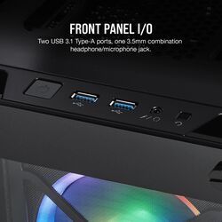 Corsair iCUE 465X RGB - Black - Product Image 1