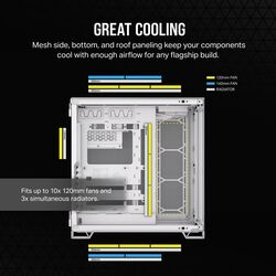 Corsair 6500X - Dual Chamber - White/Gray Aluminium - Product Image 1