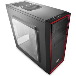 Deepcool Tesseract SW-RD - Black/Red - Product Image 1