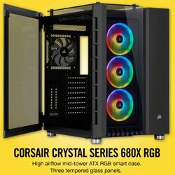 Corsair Crystal 680X RGB - Black - Product Image 1