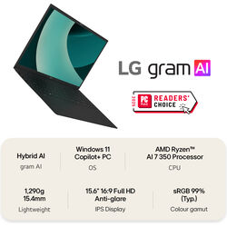 LG gram - 15Z80T-G.AU78A1 - Product Image 1