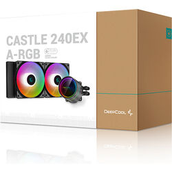 Deepcool Castle 240EX ARGB - Black - Product Image 1