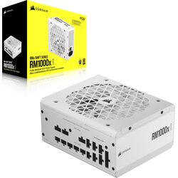 Corsair RM1000x Shift - ATX 3.0 - White - Product Image 1