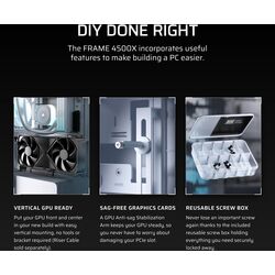 Corsair FRAME 4500X RS-R ARGB Panoramic Glass - White - Product Image 1