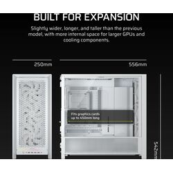 Corsair FRAME 5000D RS - White - Product Image 1