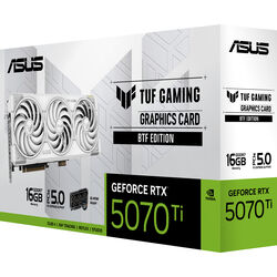 ASUS GeForce RTX 5070 Ti TUF Gaming BTF - White - Product Image 1