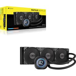 Corsair NAUTILUS 360 RS LCD - Black - Product Image 1